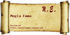 Megla Emma névjegykártya